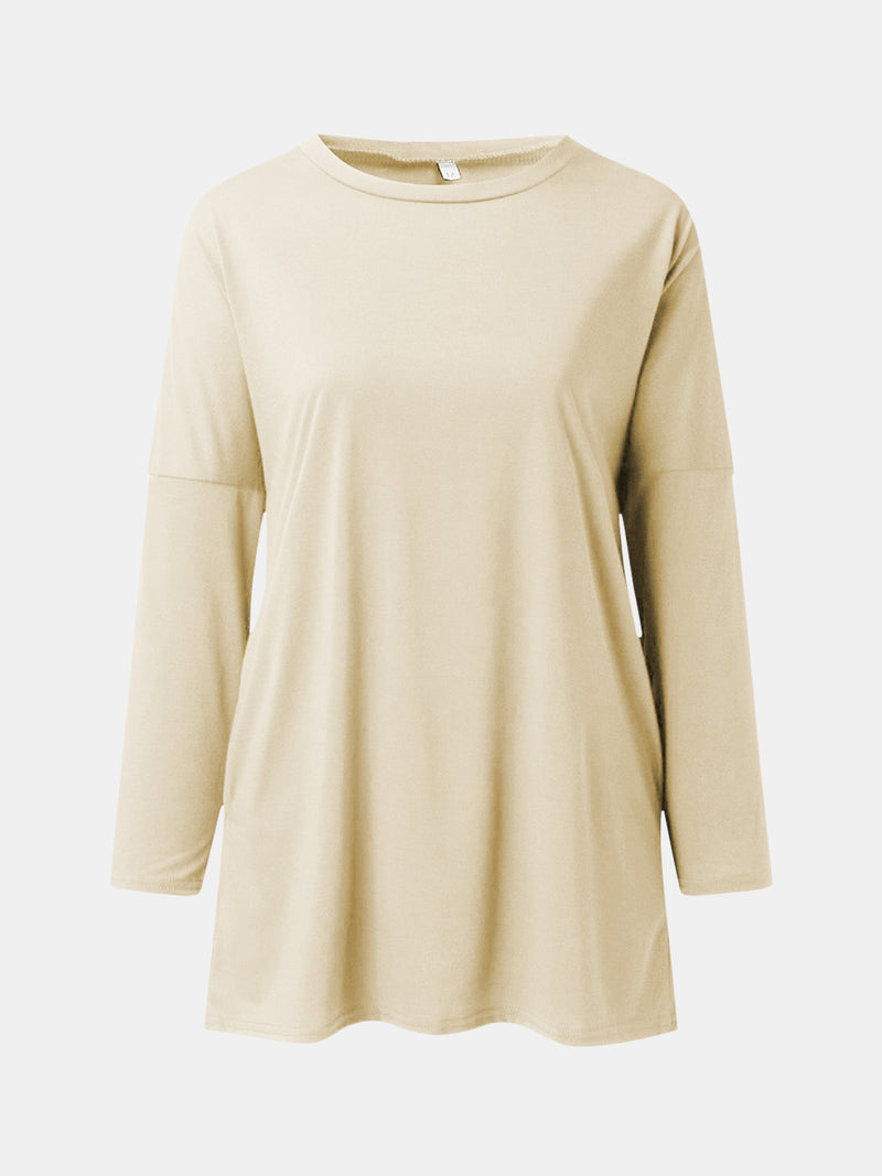 Round Neck Long Sleeve T-Shirt