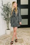 A Cheeky Little Time Tiered Dress in Black