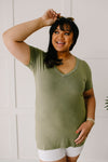 Andy Top In Olive Womens