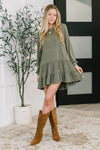 Autumn Breeze Long Sleeve Knit Dress