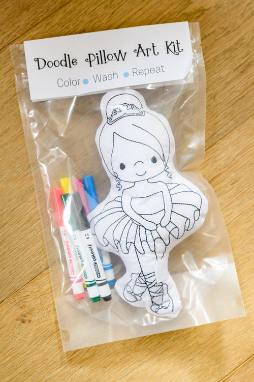 Ballerina Doodle Coloring Activity Doll Womens