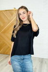 Bare Necessitee Relaxed Tee in Black