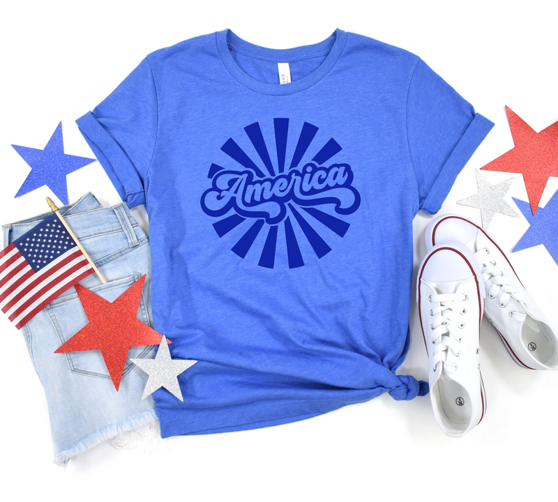 Preorder: Retro America Graphic Tee Womens