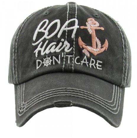 Baseball Hat - Boat Hair Dont Care