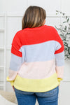 Doorbuster: Bright Striped Knit Sweater Womens