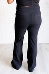 Building Habits Twill Flared Crossover Waist Pant in Black*