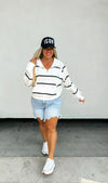 Summer Striped Easy Does It Pullover in Two Colors