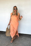 Relaxed Summer Split Hem Dress