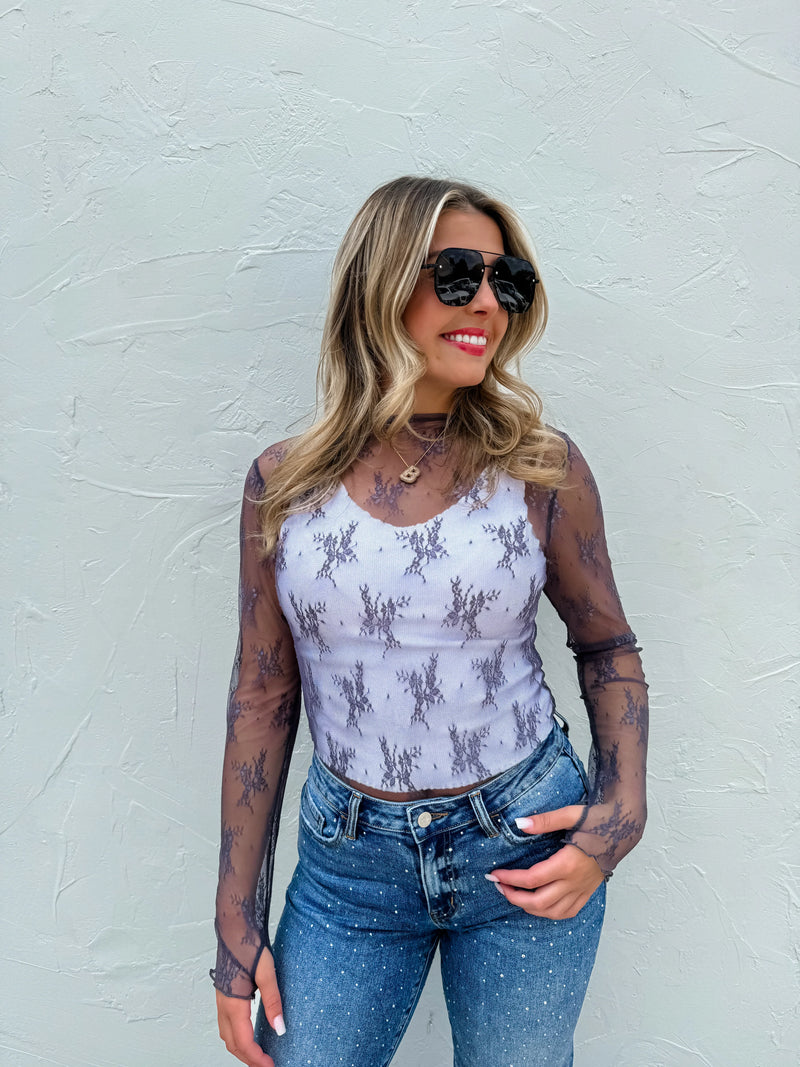 Roxy Lace Top in Six Colors