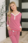 Candy Cane Lane Pajama Set