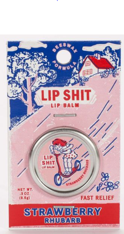 Lip Shit Balm - Strawberry Rhubarb