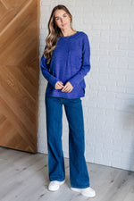 Casual Tuesday Ribbed Knit Sweater in Bright Blue*