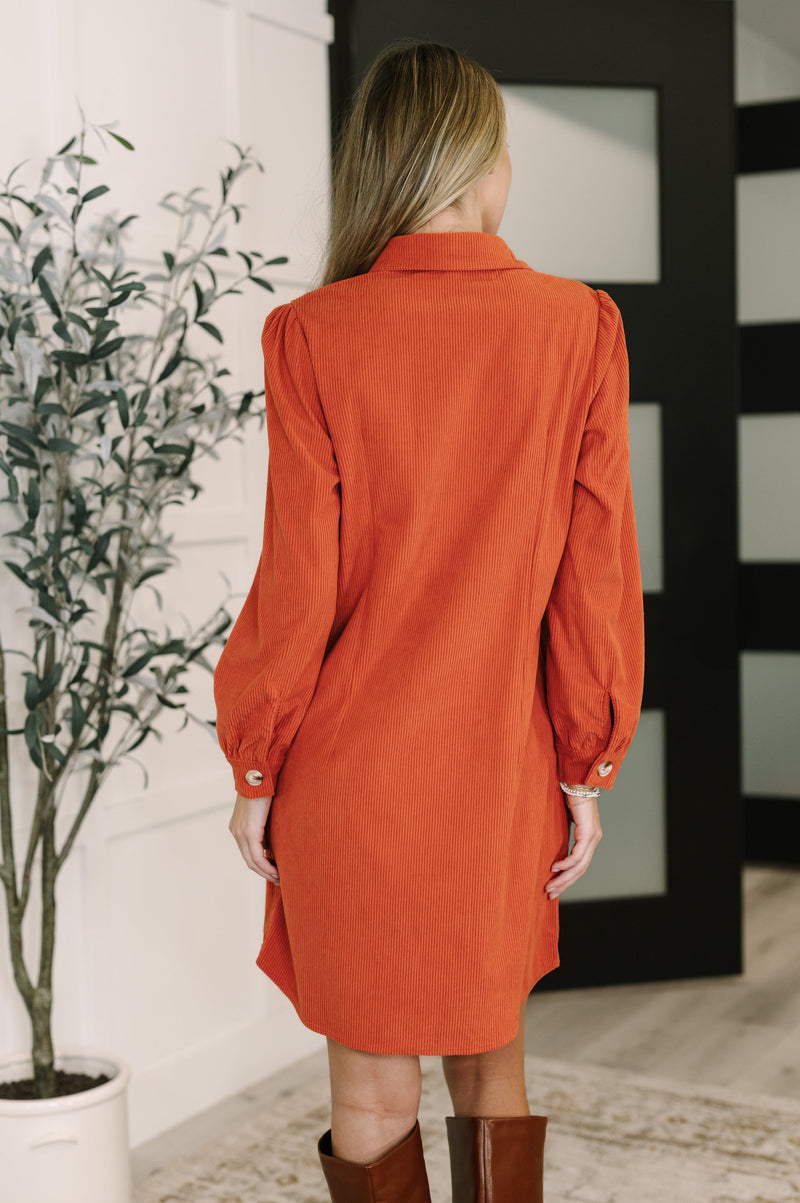 Ladies Dresses Corduroy Long Sleeve Dress Clever In Corduroy Shirt Dress 2XL Ladies Dresses Corduroy Long Sleeve Dress Clever In Corduroy Shirt Dress 2XL
