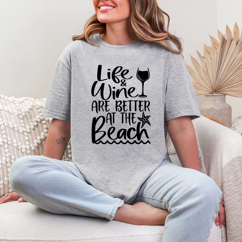 Wine On The Beach T-Shirt