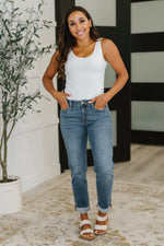 Colette Mid Rise Boyfriend Classic Cuffed