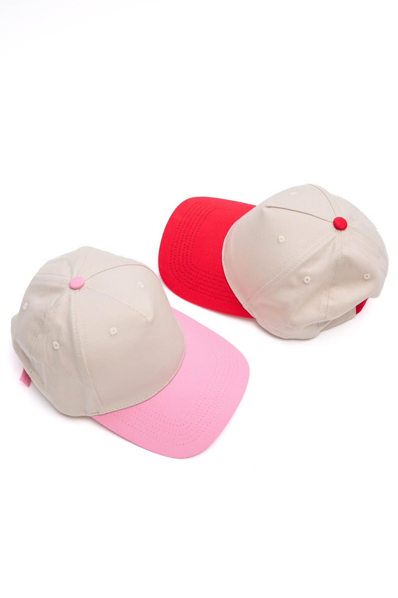 Come Hither Two Tone Canvas Cap Set