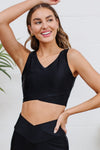 Come Sail Away Swim Top In Black Womens