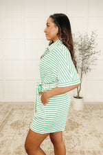 Comfort Me Striped Romper