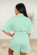 Comfort Me Striped Romper