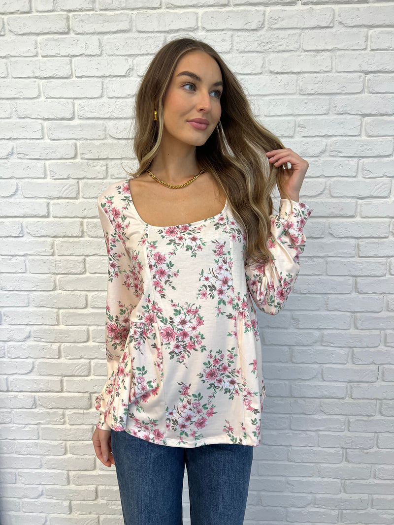 Cool to Be Kind Floral Blouse