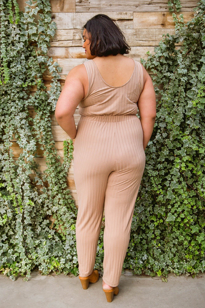 Cruiser Jumpsuit In Tan Womens