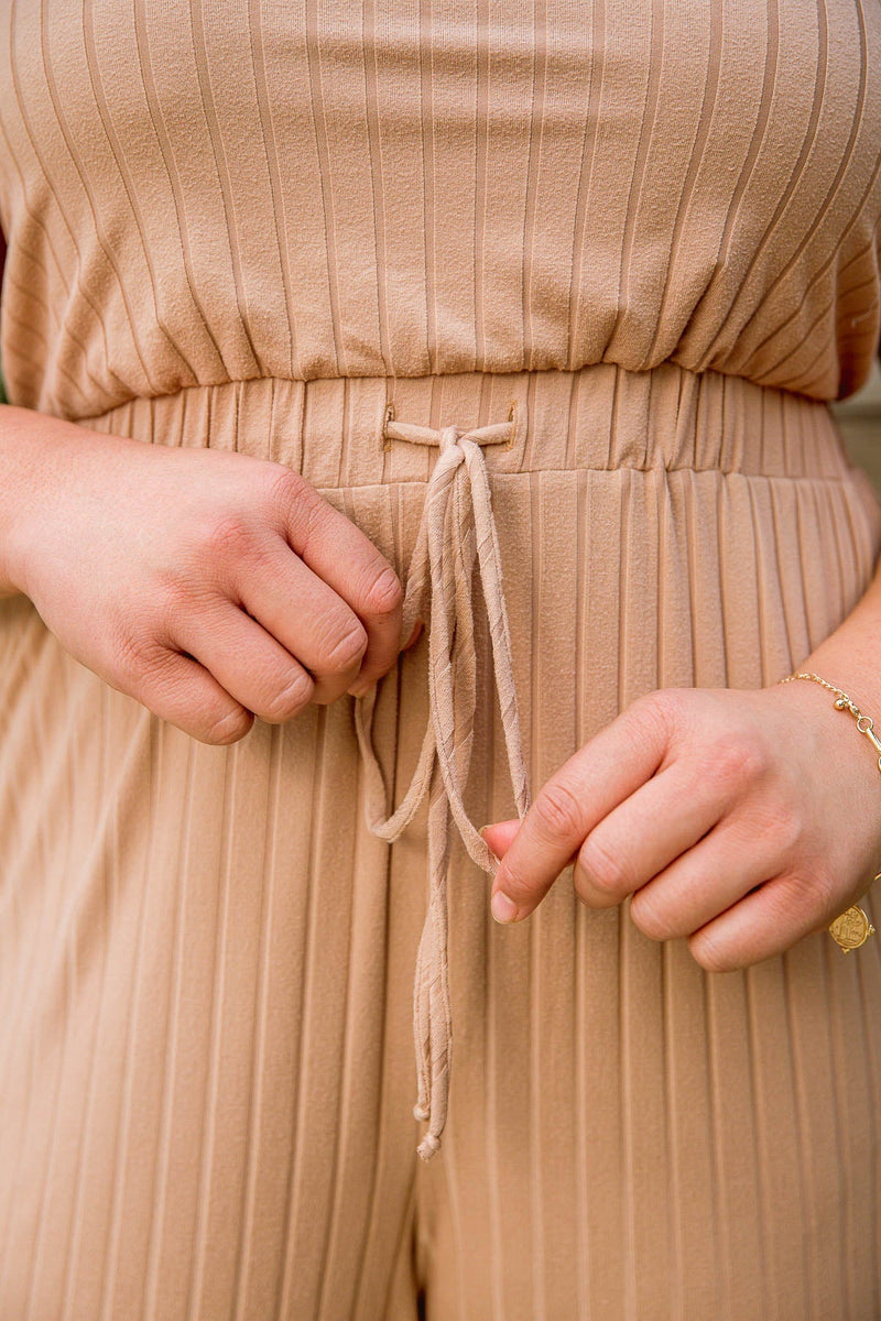 Cruiser Jumpsuit In Tan Womens