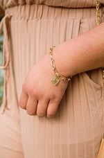 Antique Coin Bracelet Womens
