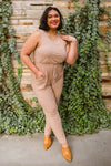 Cruiser Jumpsuit In Tan Womens