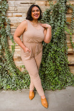 Cruiser Jumpsuit In Tan Womens