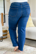 Daria Front Seam Wide Leg Trouser Jeans Womens