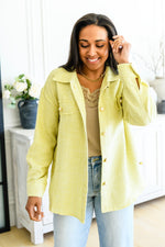Daydreams Shacket In Yellow Womens