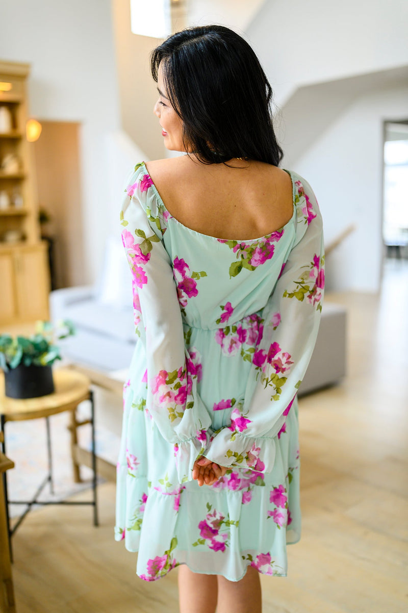 Delightfully Yours Floral Dress**