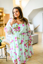 Delightfully Yours Floral Dress**