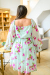 Delightfully Yours Floral Dress**