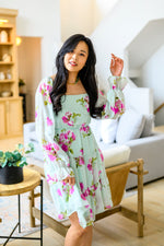 Delightfully Yours Floral Dress**