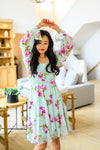 Delightfully Yours Floral Dress**