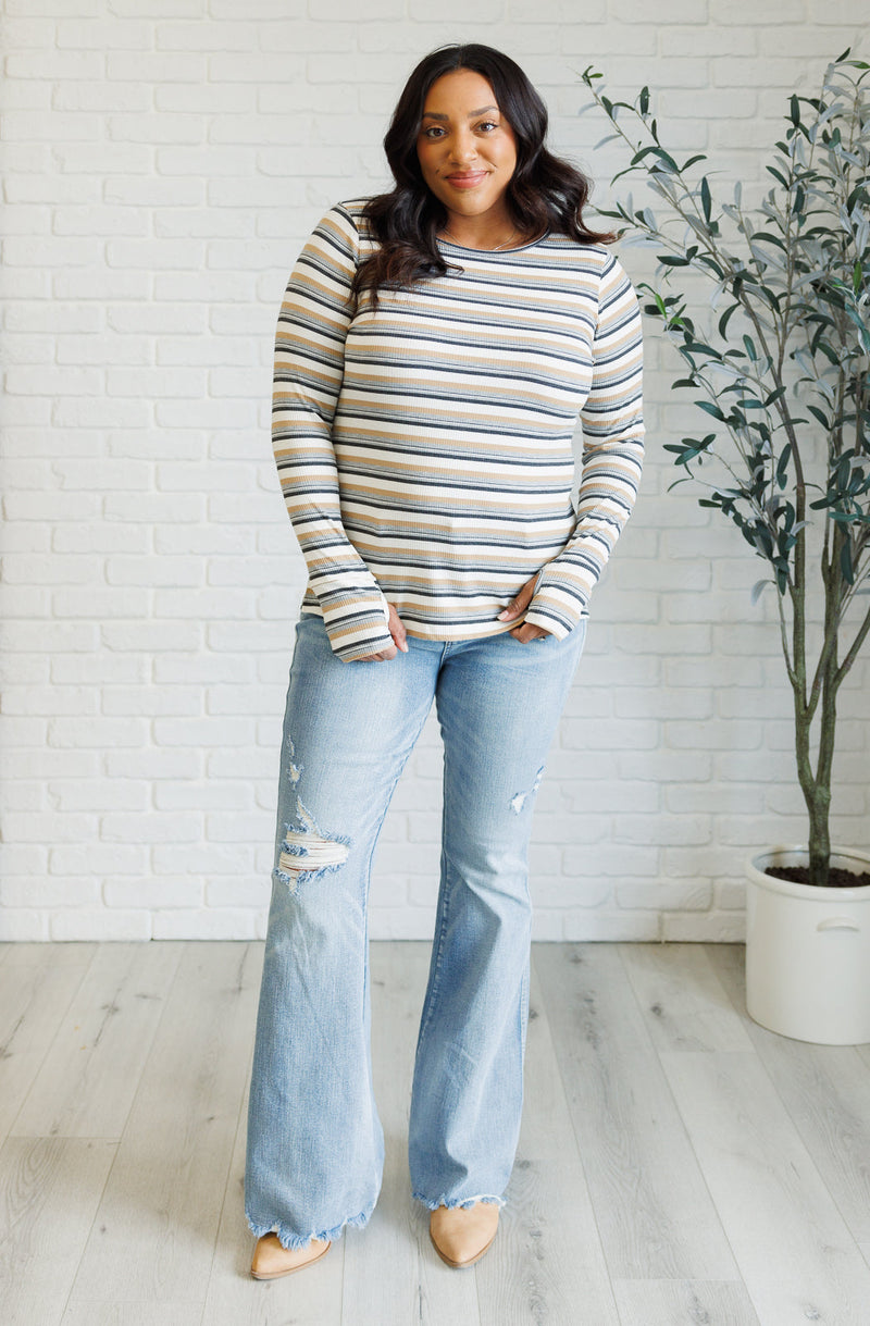 East Coast Breeze Striped Top*