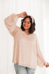Express Yourself Top In Peach Womens