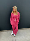 Soft Landing Romper and Cardigan Set in Five Colors