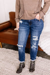 Some Like It Hot Thermal Patch Boyfriend Judy Blue Jeans**