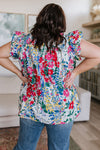 Floral Impressions Blouse Womens