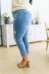 Florence High Waist Destroyed Boyfriend Jeans Womens