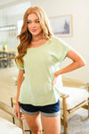 Found Favorite Lace Detail Top Womens