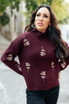 Genevieve Embroidered Sweater Womens