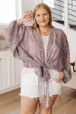 Gia Wrap Top In Lilac Womens