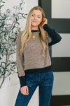Give Me a Call Color Block Pullover