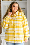 Hard To Miss Shacket In Mustard Womens