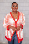 Have You Heard Cardigan In Red Womens