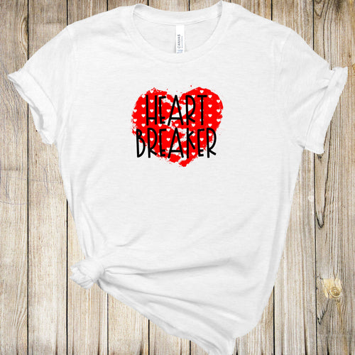 Graphic Tee - Heart Breaker Red