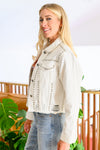 Here All Evening Studded Jacket Womens